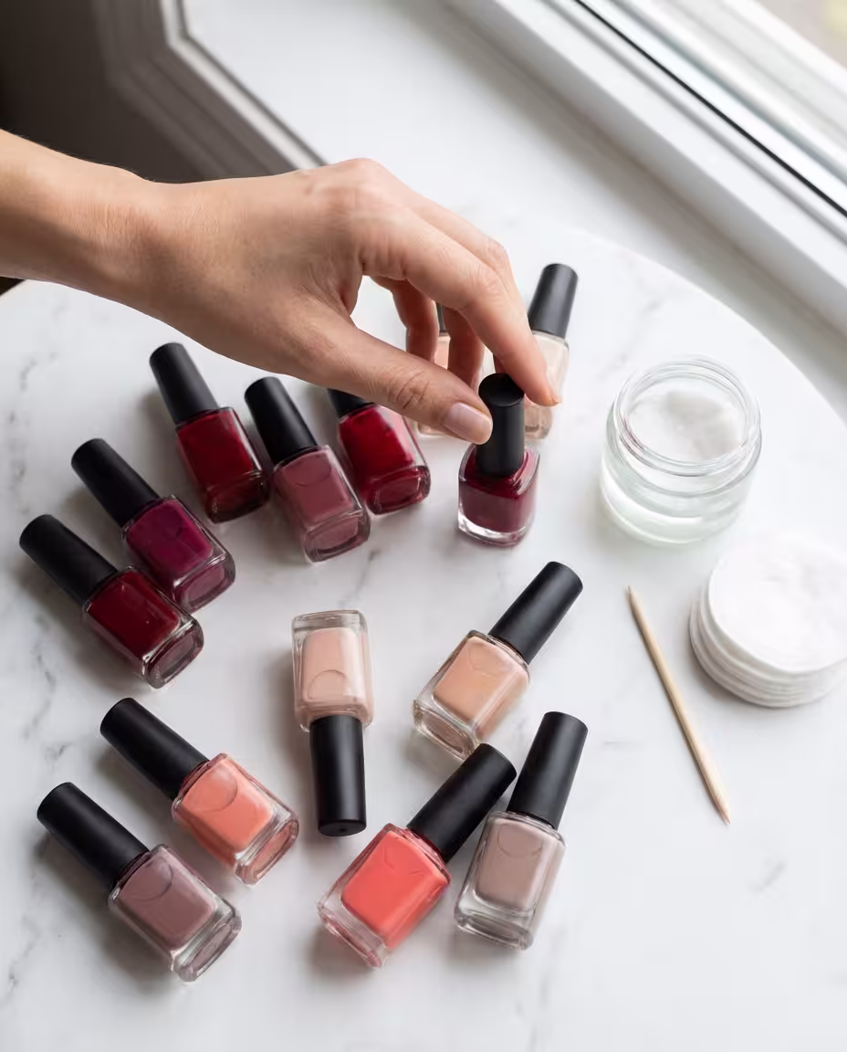 Premium Nagellack-Set und Farbauswahl